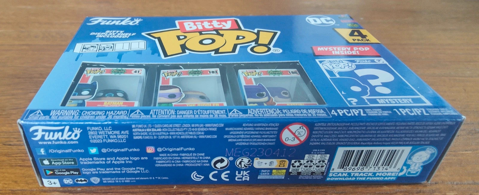 Pack de 4 Mini Figurines Funko Bitty Pop DC Comics – Funko Pop – taille 3 ans / 98 cm 2