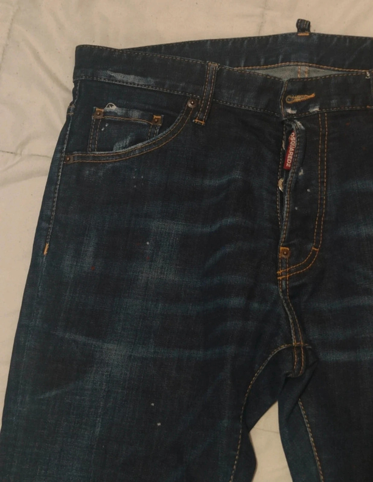 Jean en coton Dsquared2 Cool Guy Effet Paint Splatter Taille 44 FR (50 Italy) – Dsquared2 – taille W34 | FR 44 2