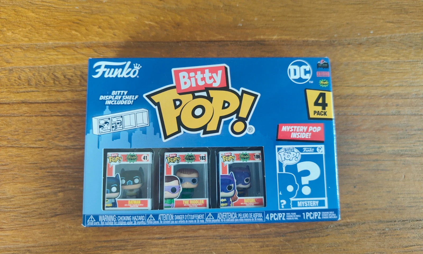 Pack de 4 Mini Figurines Funko Bitty Pop DC Comics