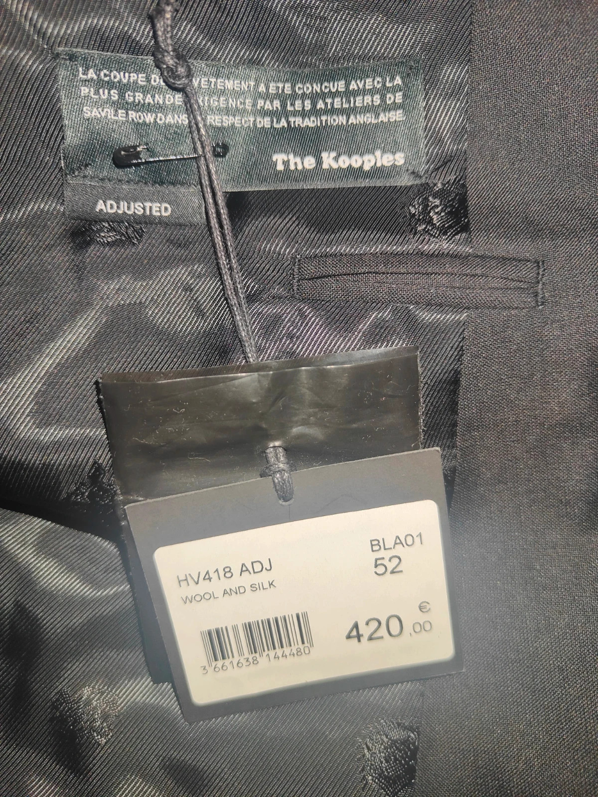 Blazer/Veste costume homme The Kooples Laine & Soie T52 (XL) – The Kooples – taille XL 2