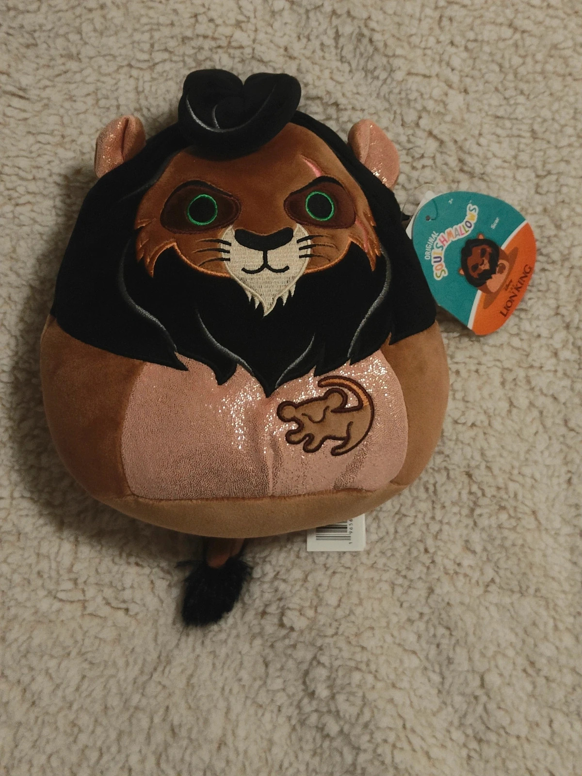 Peluche Squishmallows Scar Le Roi Lion Disney