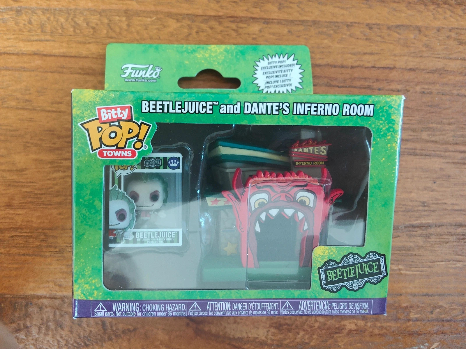 Figurine Funko Bitty Pop Beetlejuice et la salle de l'enfer de Dante