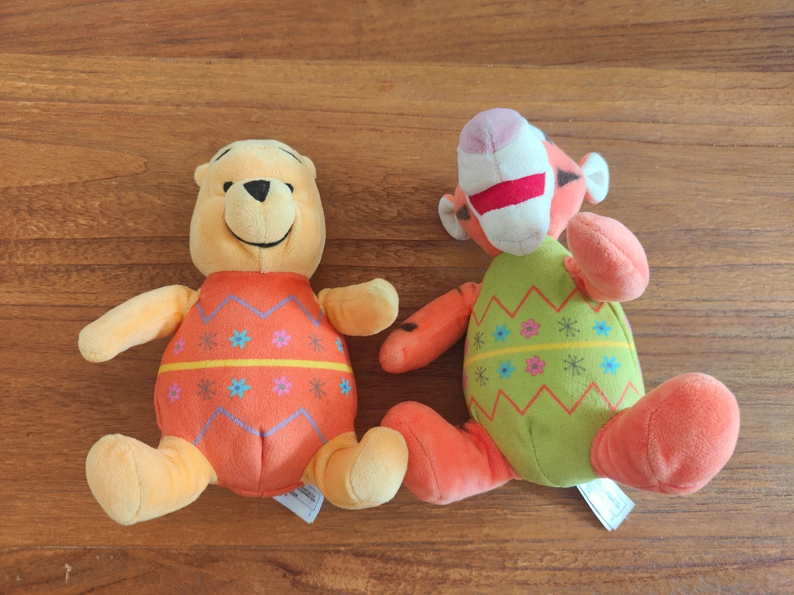 Lot de 2 peluches Disney Tigrou et Winnie l'ourson – Disney – taille Taille unique 2