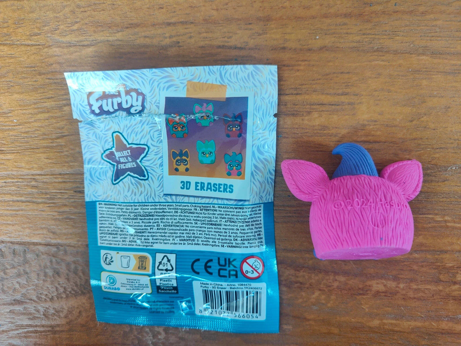 Figurine / Gomme 3D Furby Rose Hasbro 2024 – Hasbro 3