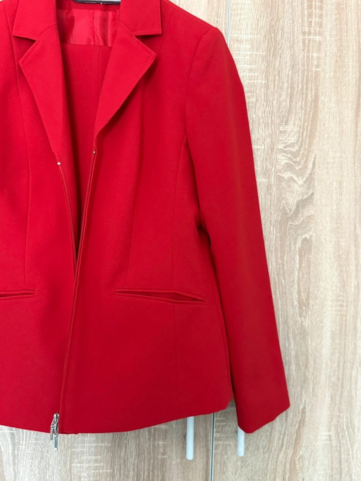 Roter Hosenanzug – basic line – taille M / 38 / 10 2