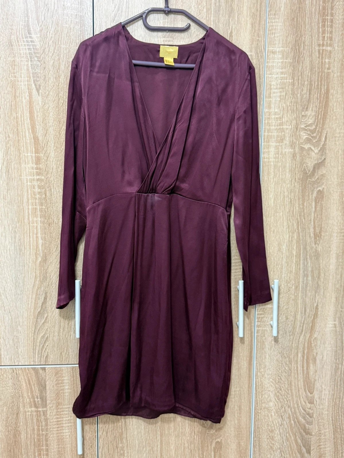Elegantes bordeauxrotes Kleid – H&M – taille L / 40 / 12