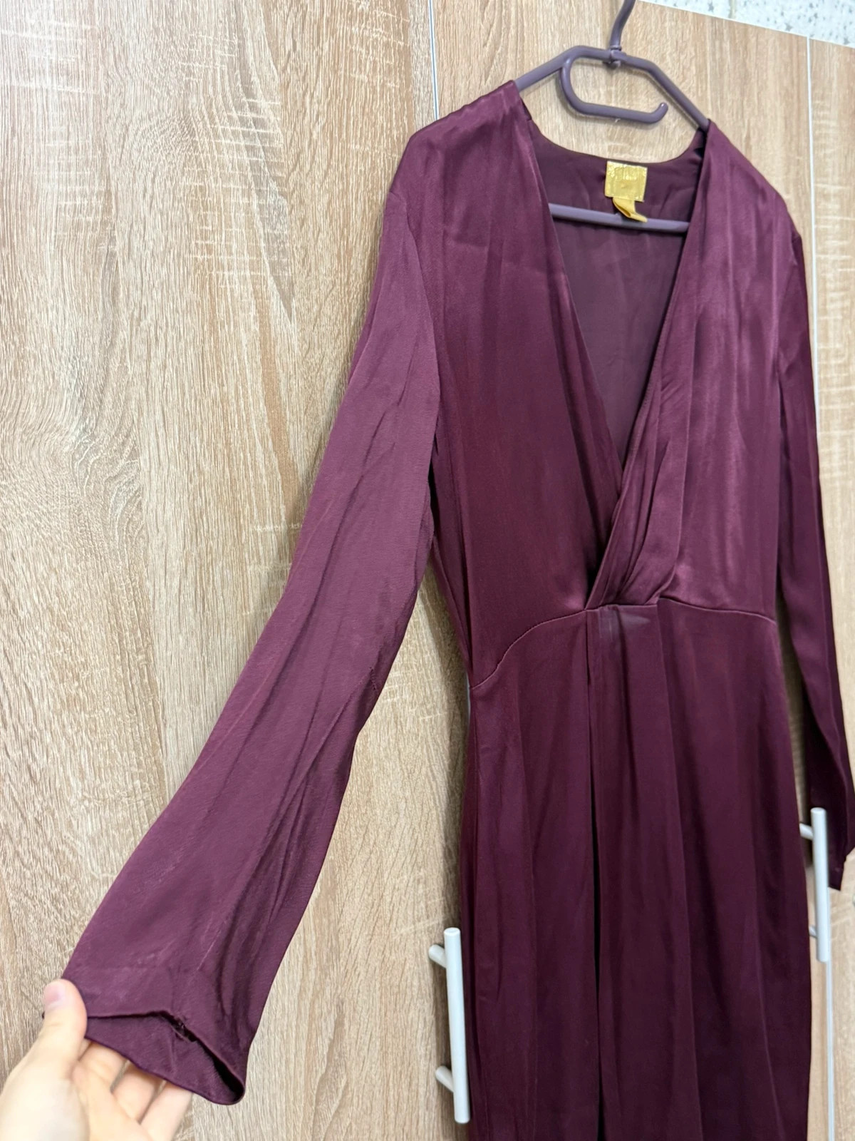 Elegantes bordeauxrotes Kleid – H&M – taille L / 40 / 12 2
