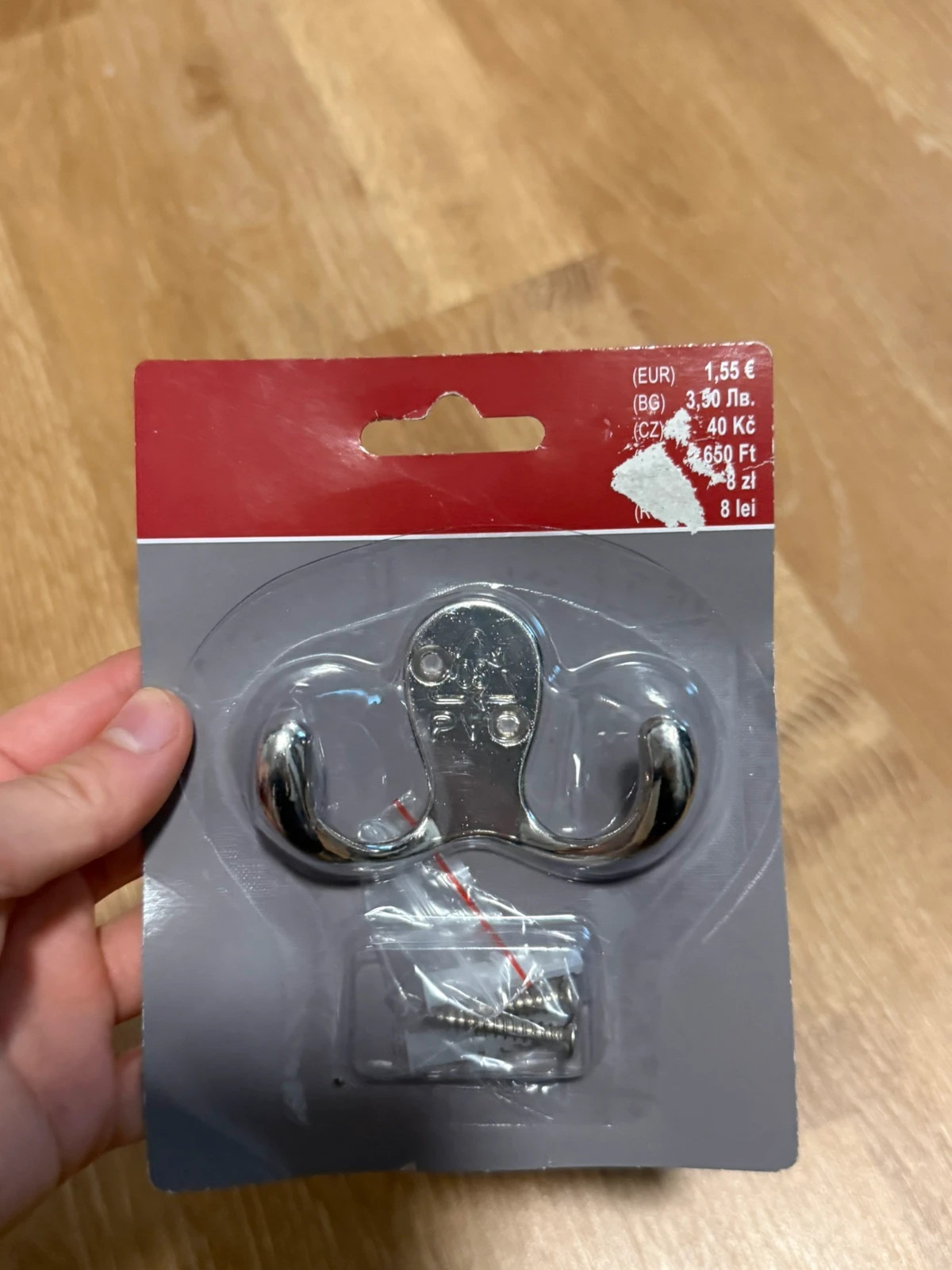 Doppel-Wandhaken aus Metall – Accessoires