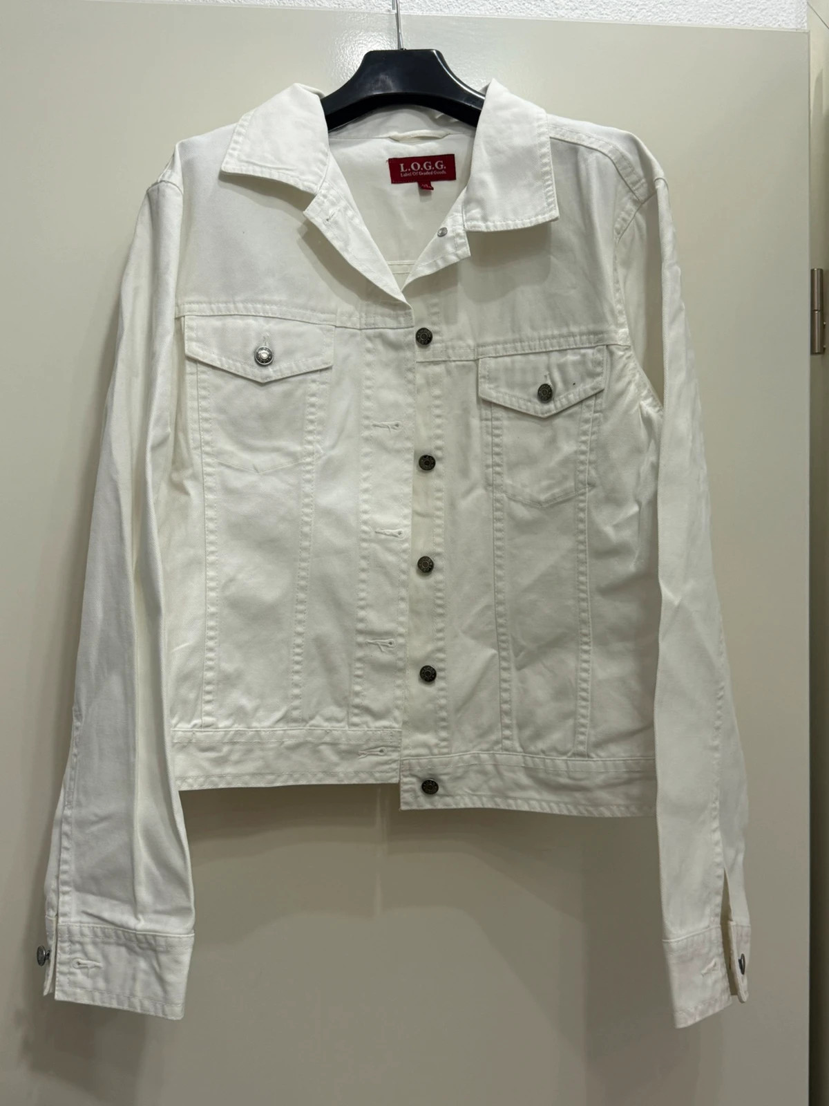 Weiße L.O.G.G. Jeansjacke