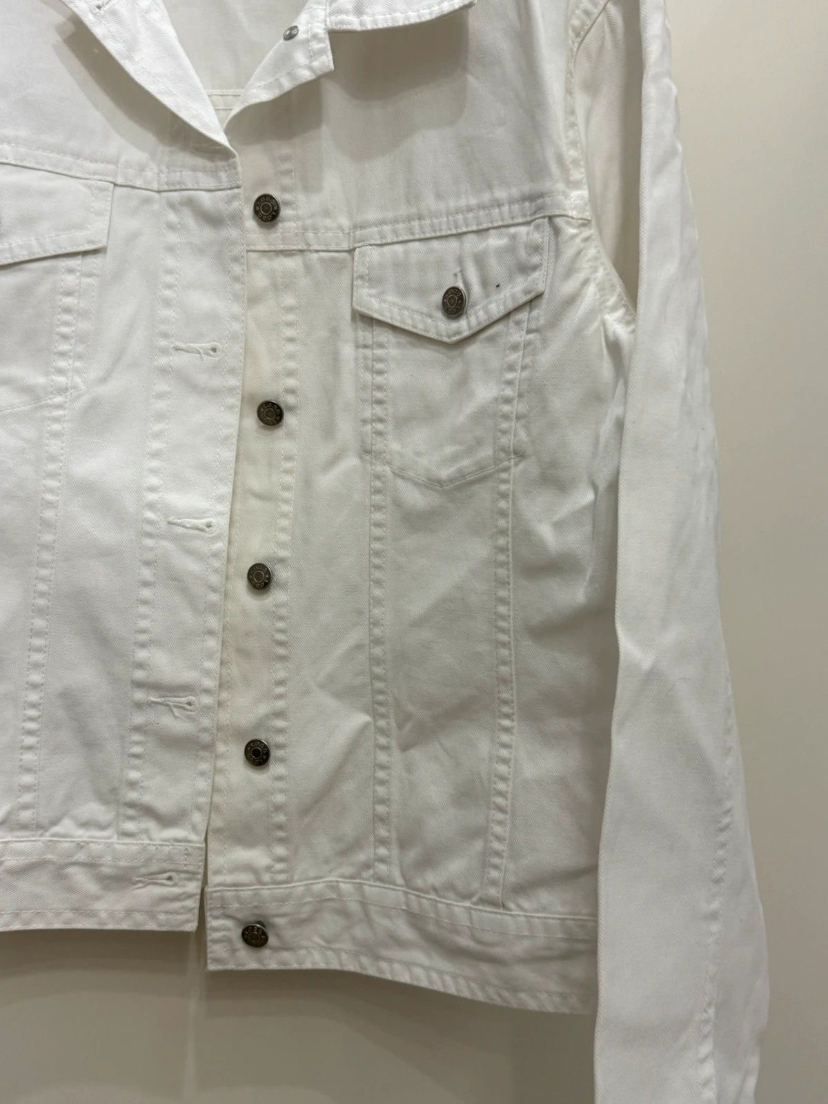 Weiße L.O.G.G. Jeansjacke – L.O.G.G. – taille XL / 42 / 14 2