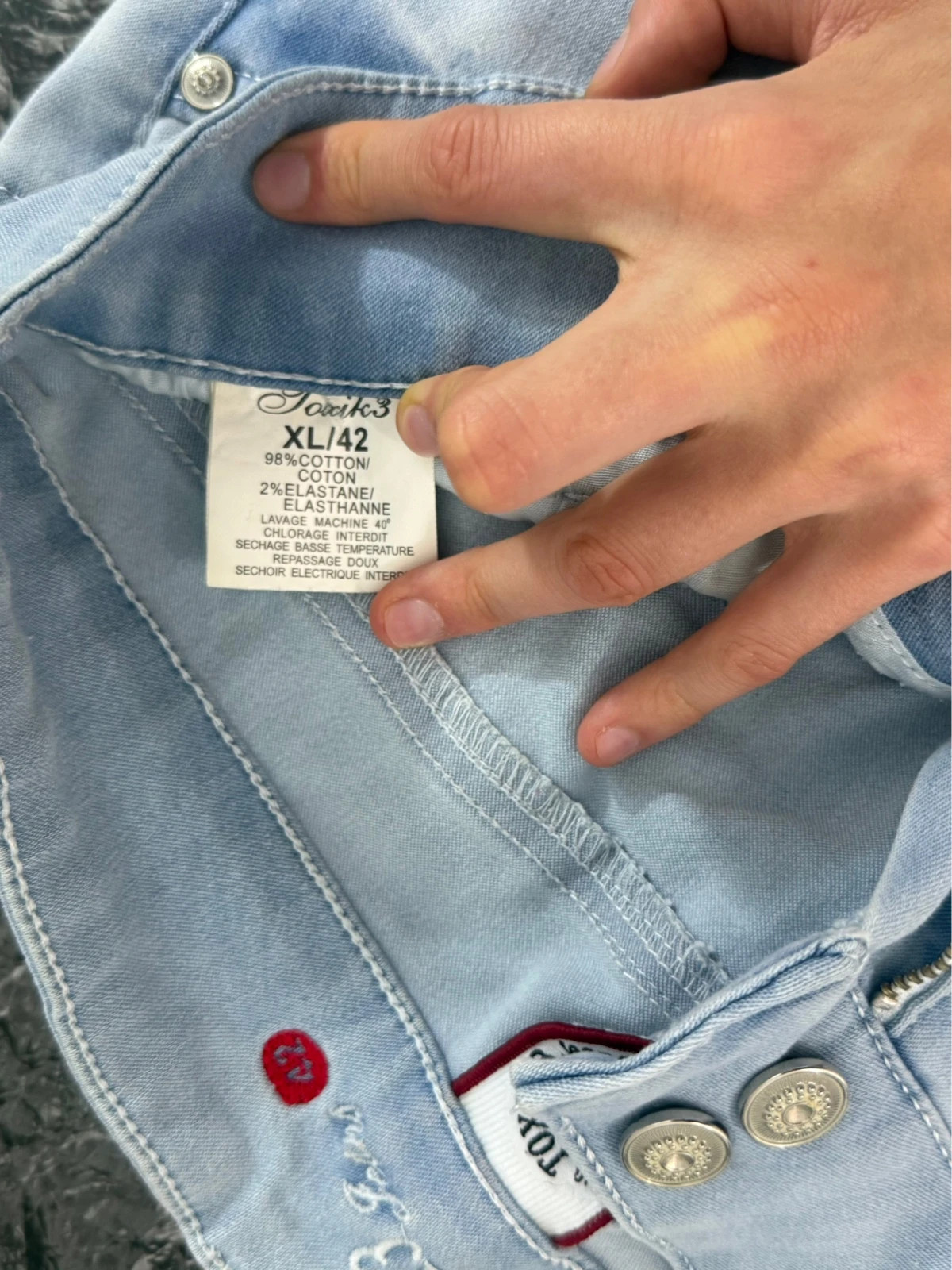 TOXIK3 Jeans – Toxik3 – taille XL / 42 / 14 5