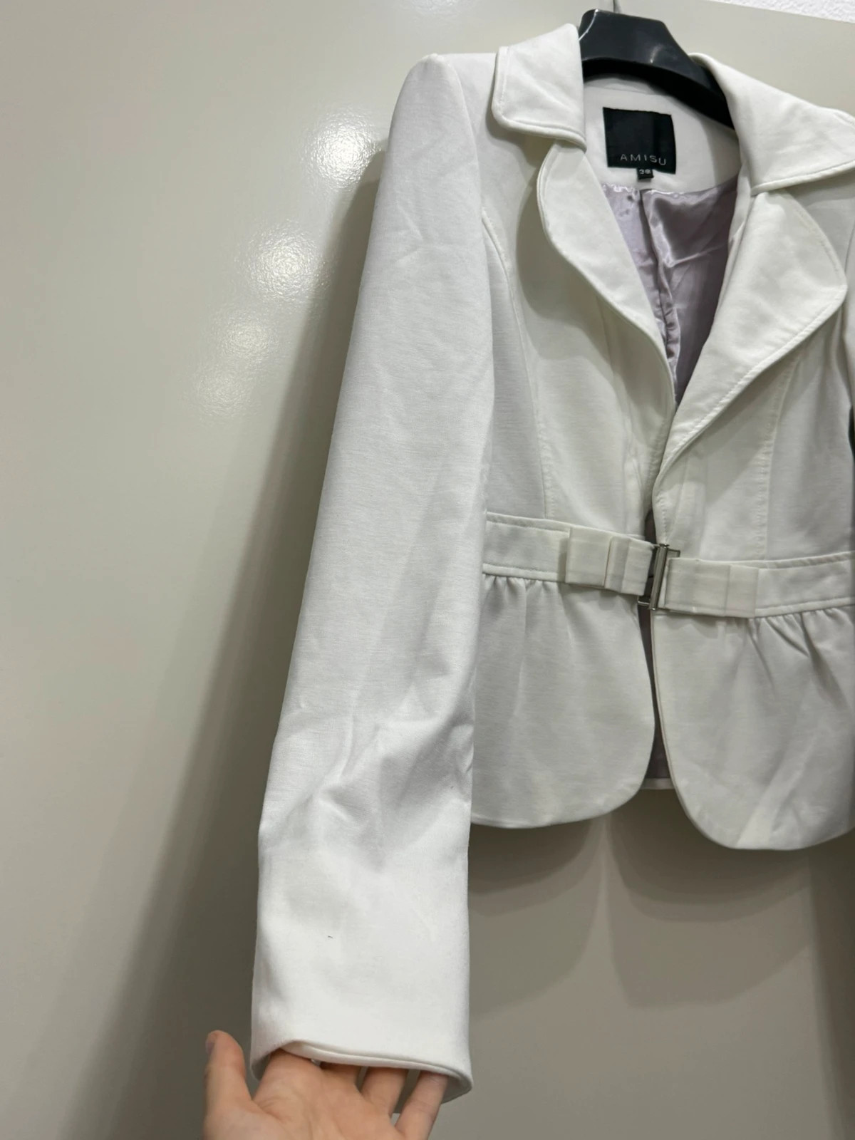 weißer taillierter Blazer – Amisu – taille M / 38 / 10 3