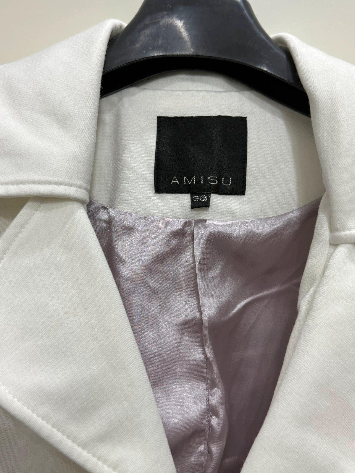weißer taillierter Blazer – Amisu – taille M / 38 / 10 4