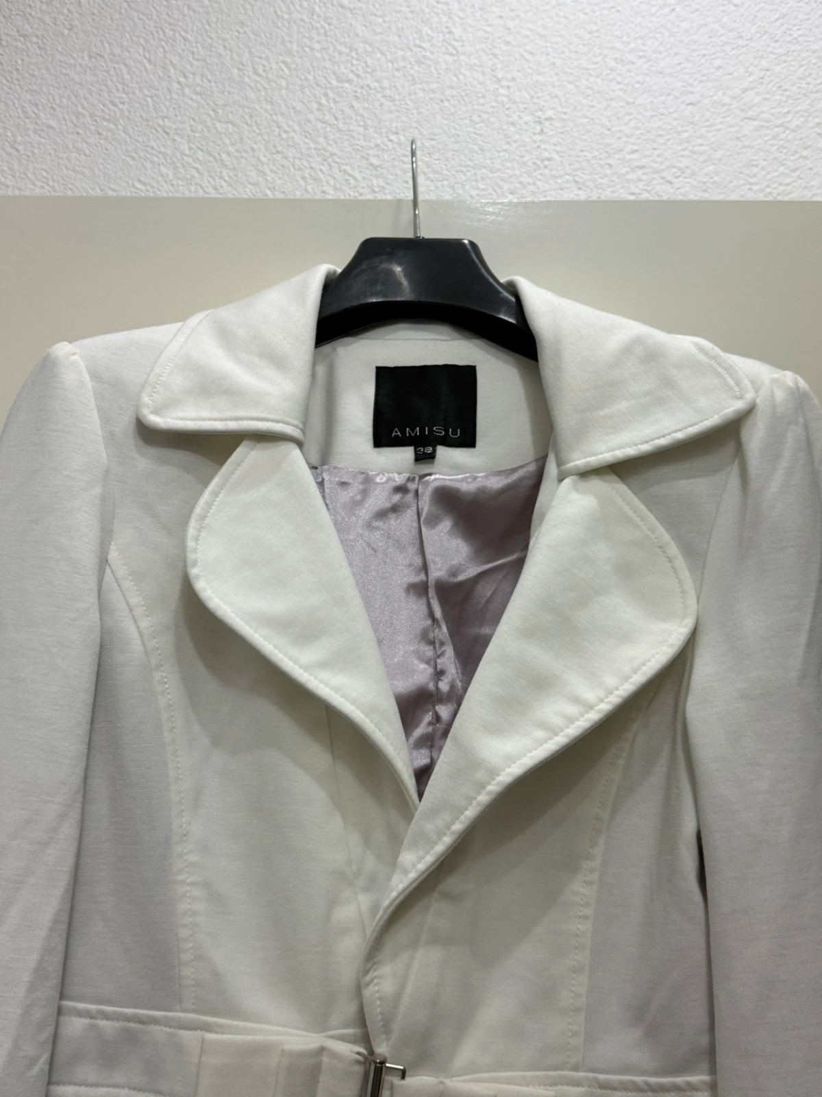 weißer taillierter Blazer – Amisu – taille M / 38 / 10 5