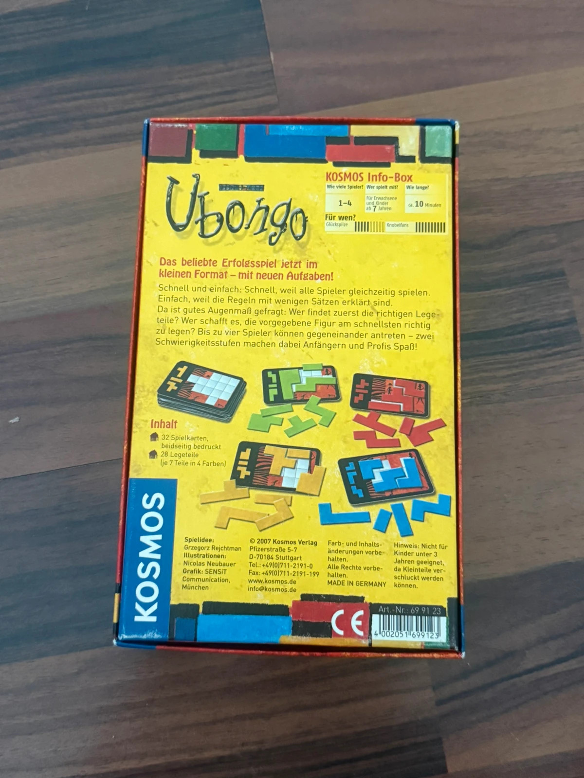 Ubongo (Reisespiel) – Kosmos 3
