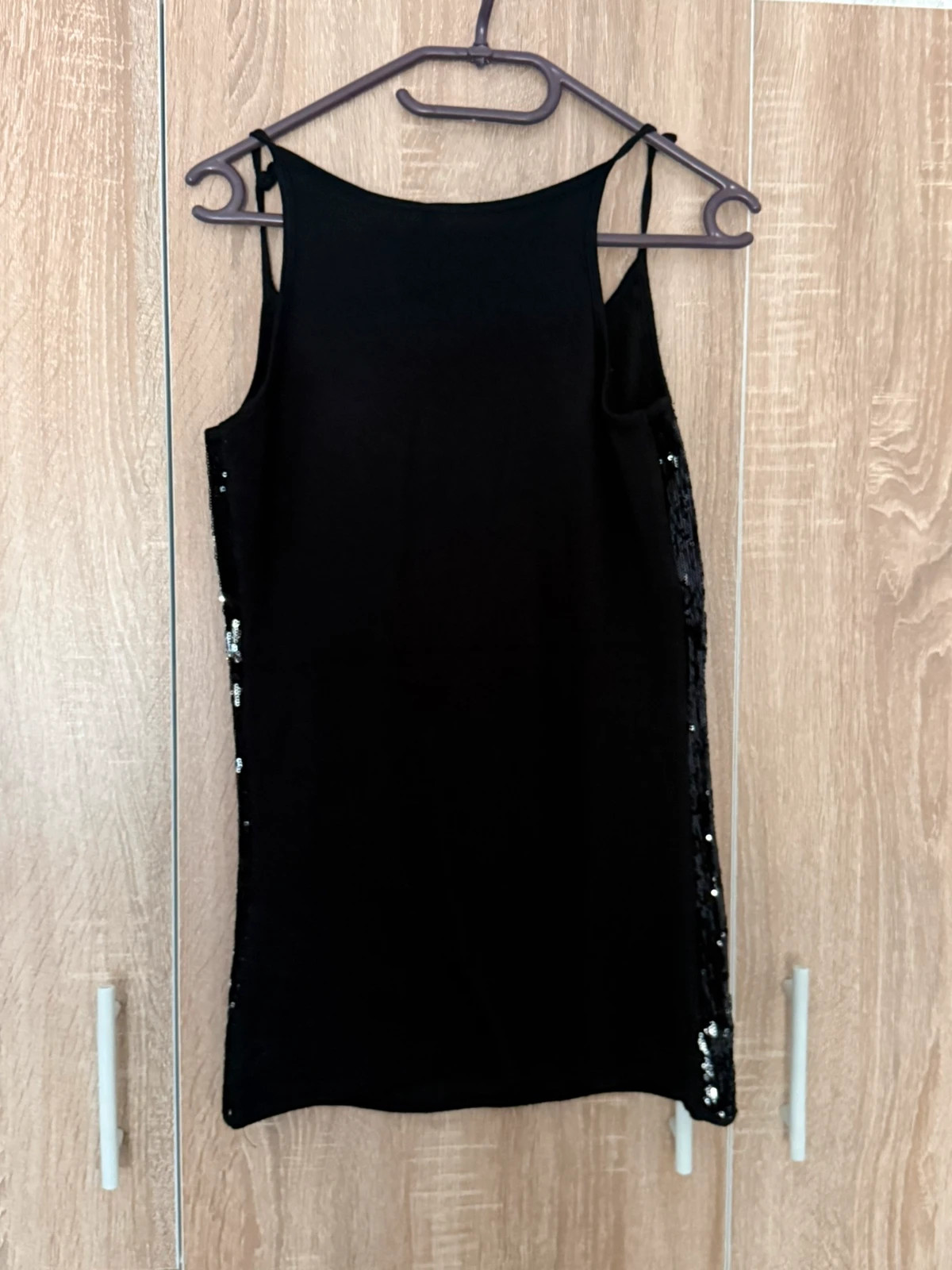 AMISU Pailletten-Top schwarz – Amisu – taille M / 38 / 10 2