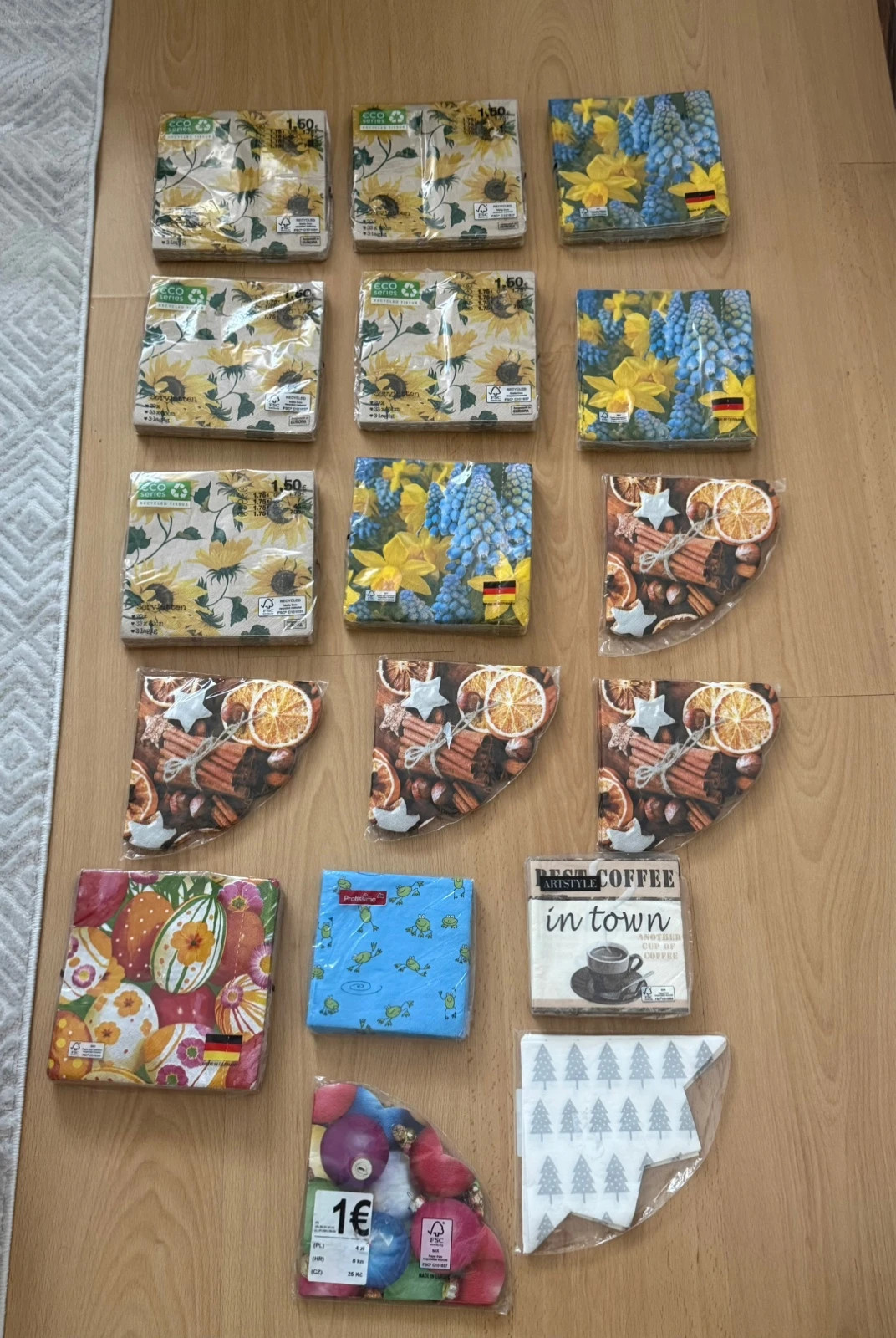17x Serviettenpakete