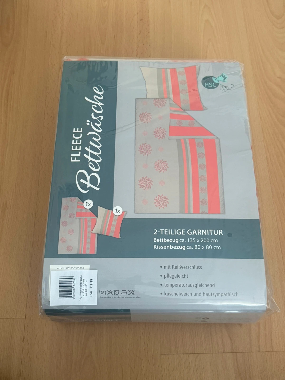 Neue Fleece-Bettwäsche – Fleece – taille Simple (135-150 cm x 200-220 cm) 3