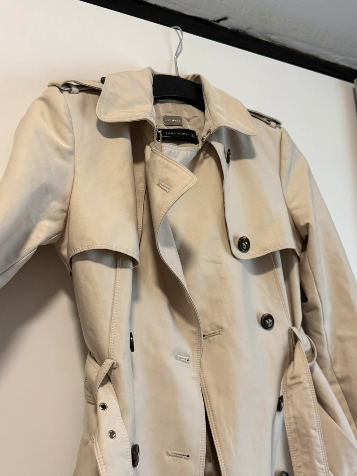 Woman Trenchcoat Beige/Cream – Zara Woman – taille S / 36 / 8 3