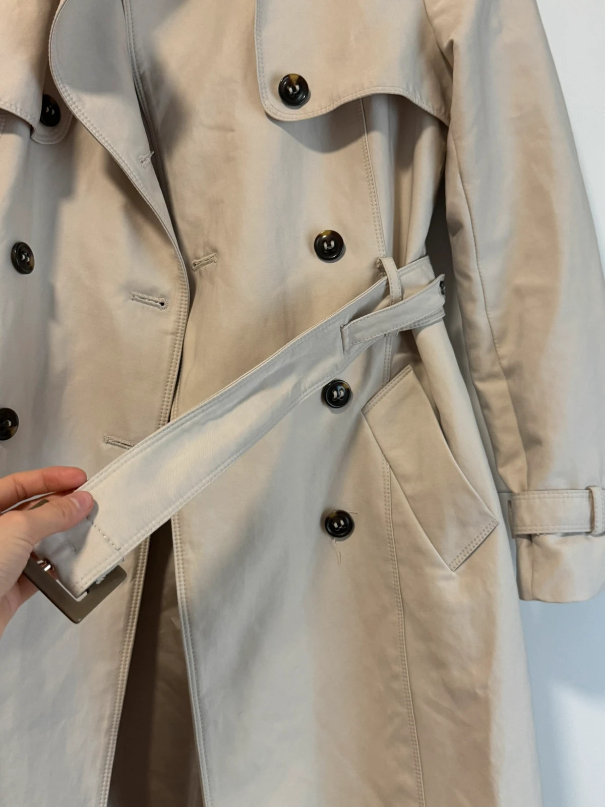 Woman Trenchcoat Beige/Cream – Zara Woman – taille S / 36 / 8 5
