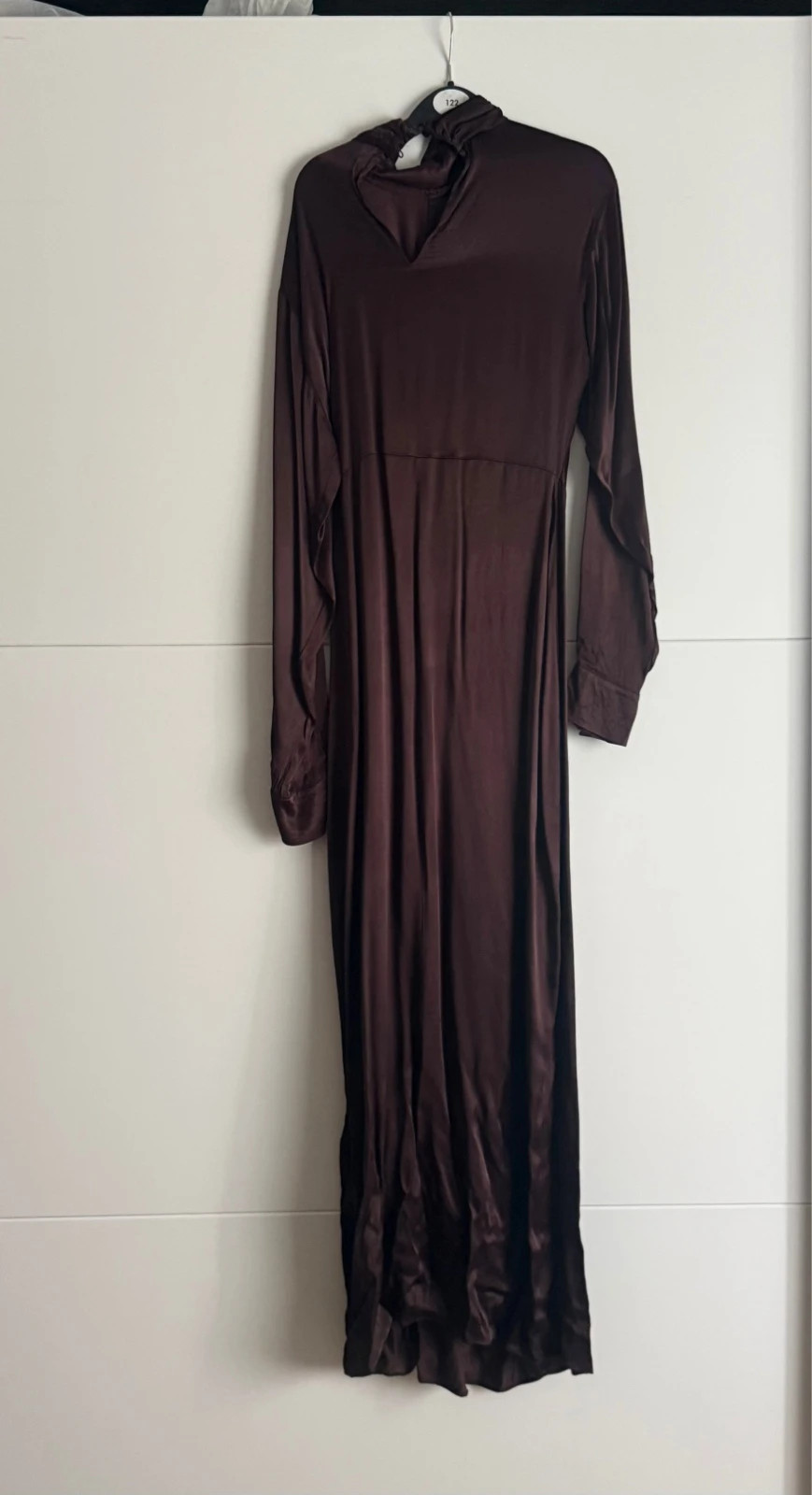 NA-KD Maxikleid Satin Braun – NA-KD – taille XS / 34 / 6 5