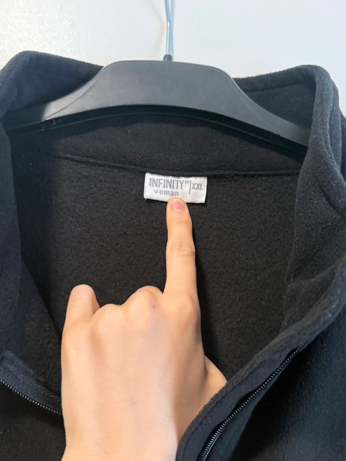 Schwarze Fleecejacke – Infinity – taille XXL / 44 / 16 4
