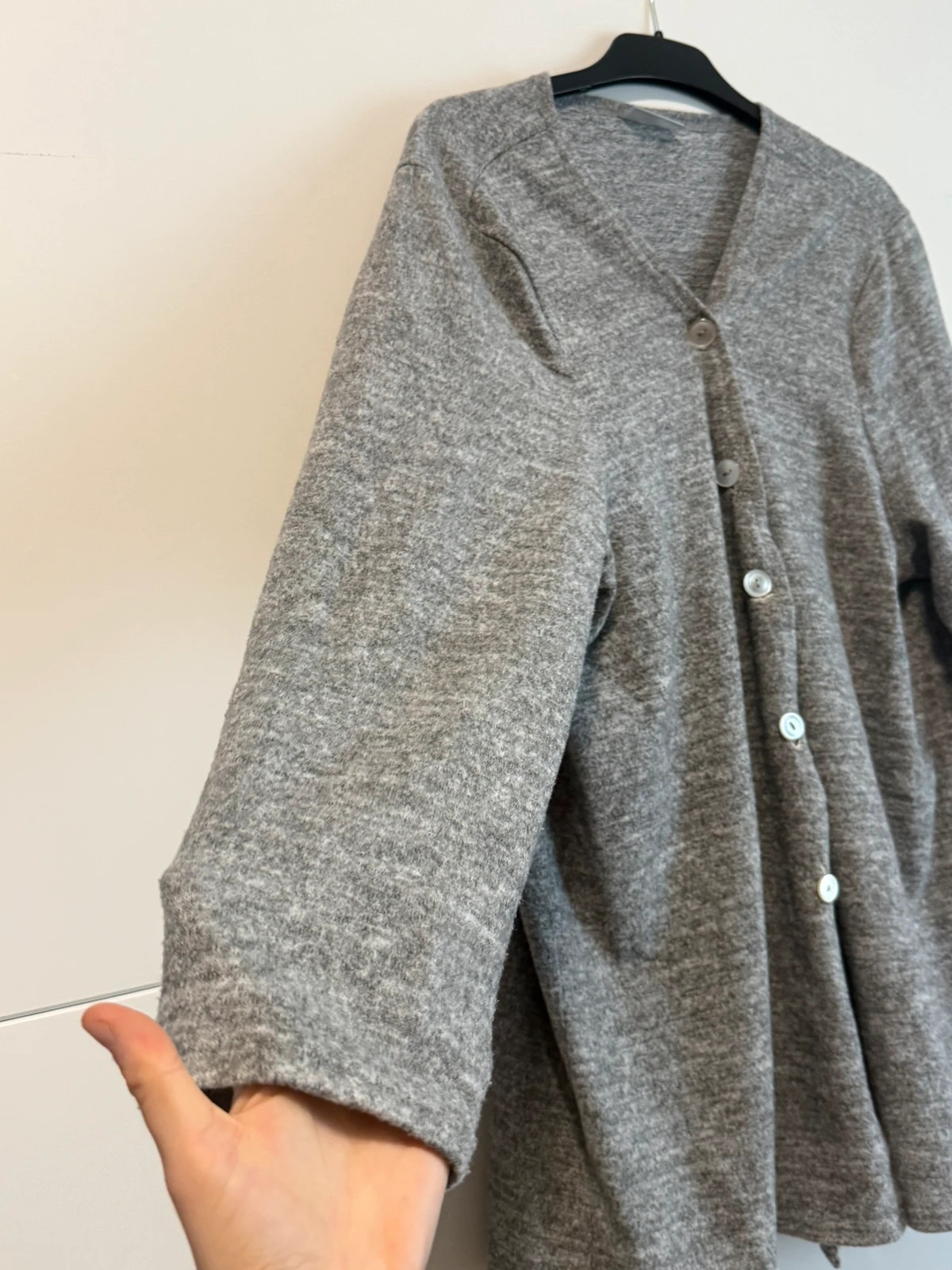 Graue Strickjacke/Cardigan Janina – Janina – taille 5XL / 50 / 22 2