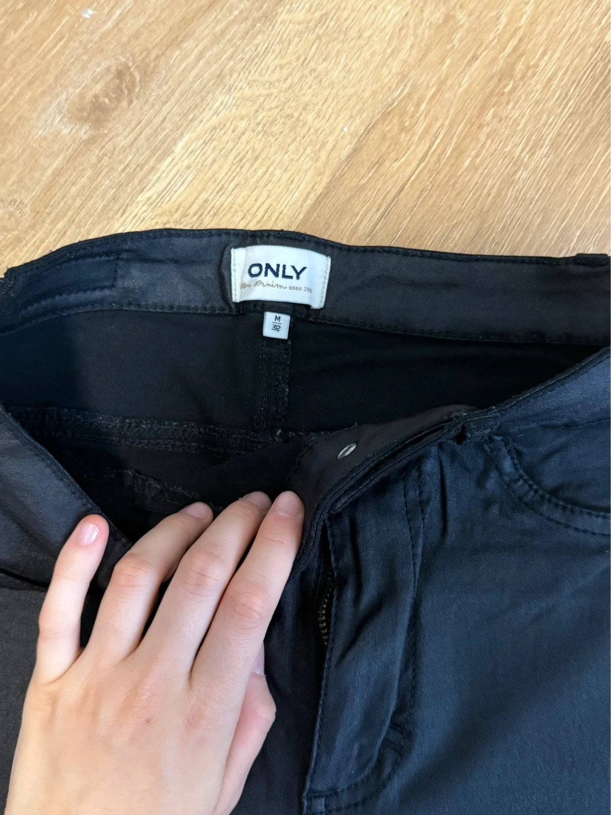 Damen Skinny Jeans Hose Schwarz – ONLY – taille M / 38 / 10 3