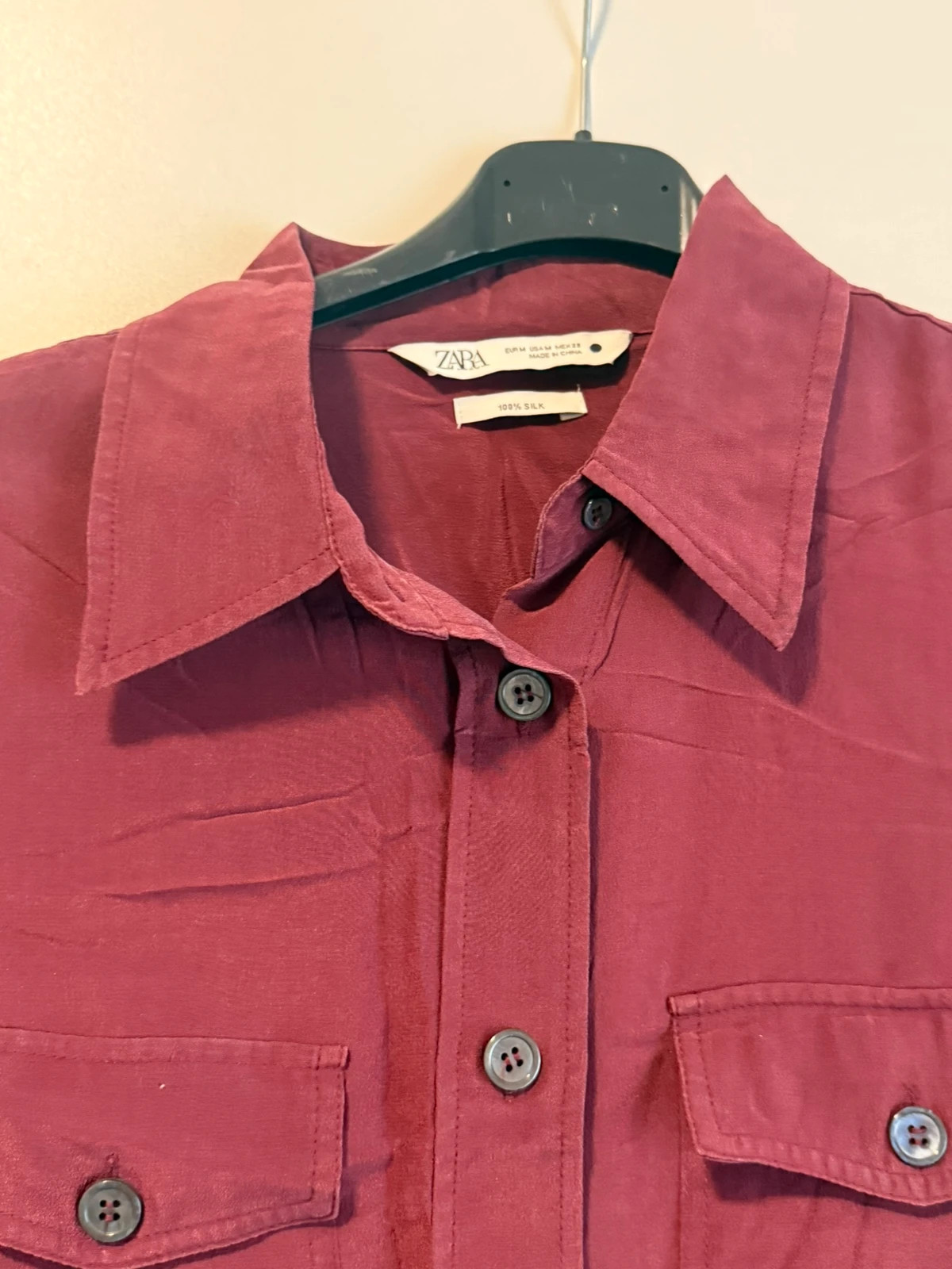 Zara 100 % Seidenbluse – Zara – taille M / 38 / 10 4