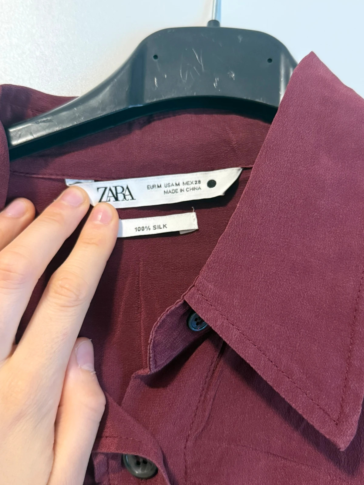 Zara 100 % Seidenbluse – Zara – taille M / 38 / 10 5
