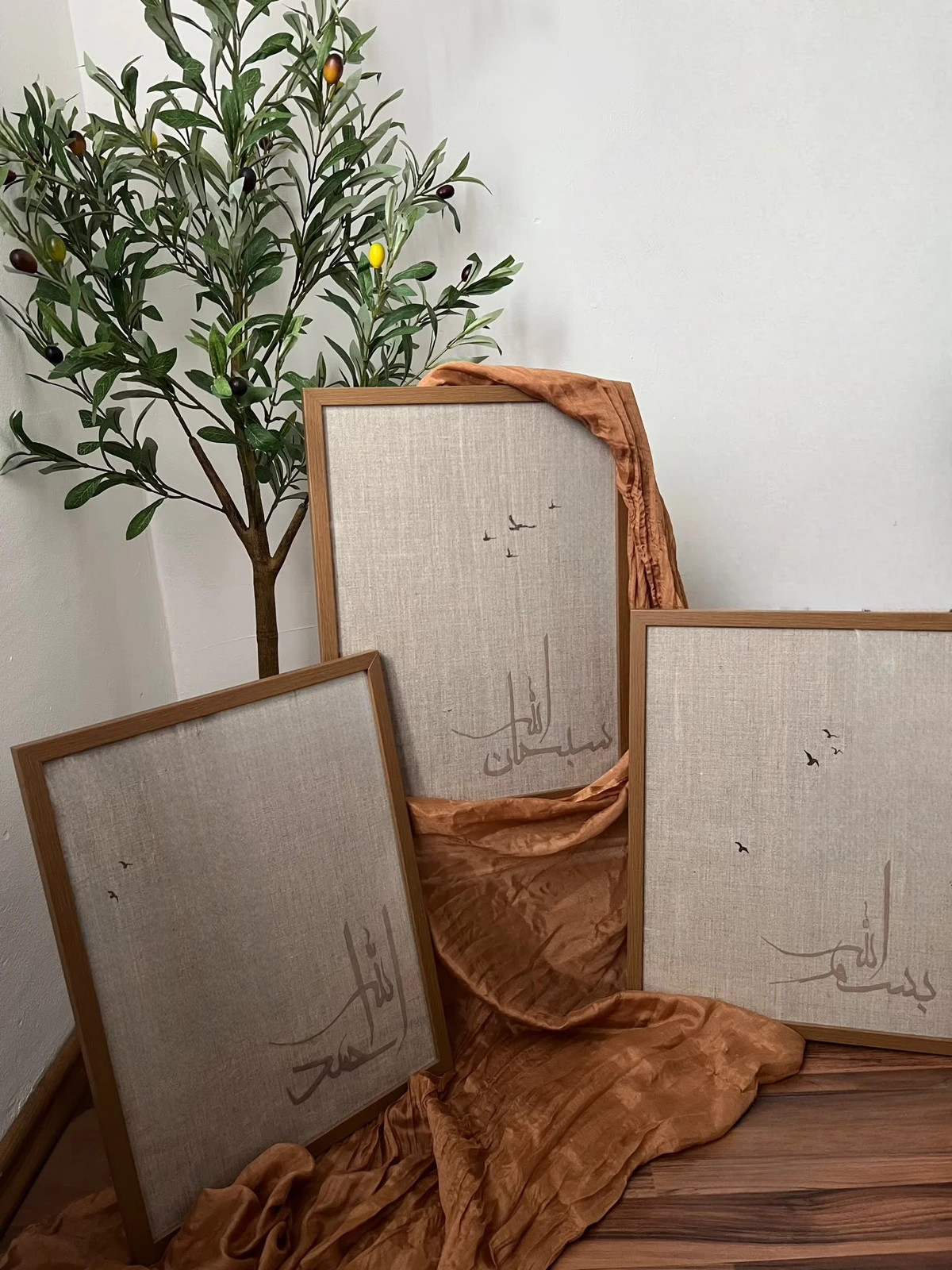 3er Set Islamische Wandbilder
