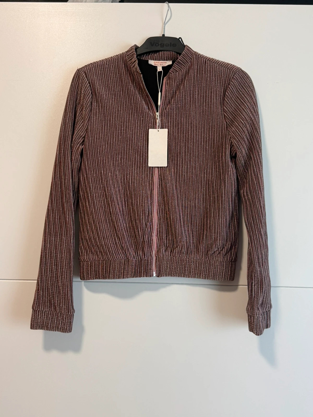 Clockhouse by C&A Glitzer Bomberjacke Rosa – Clockhouse – taille S / 36 / 8