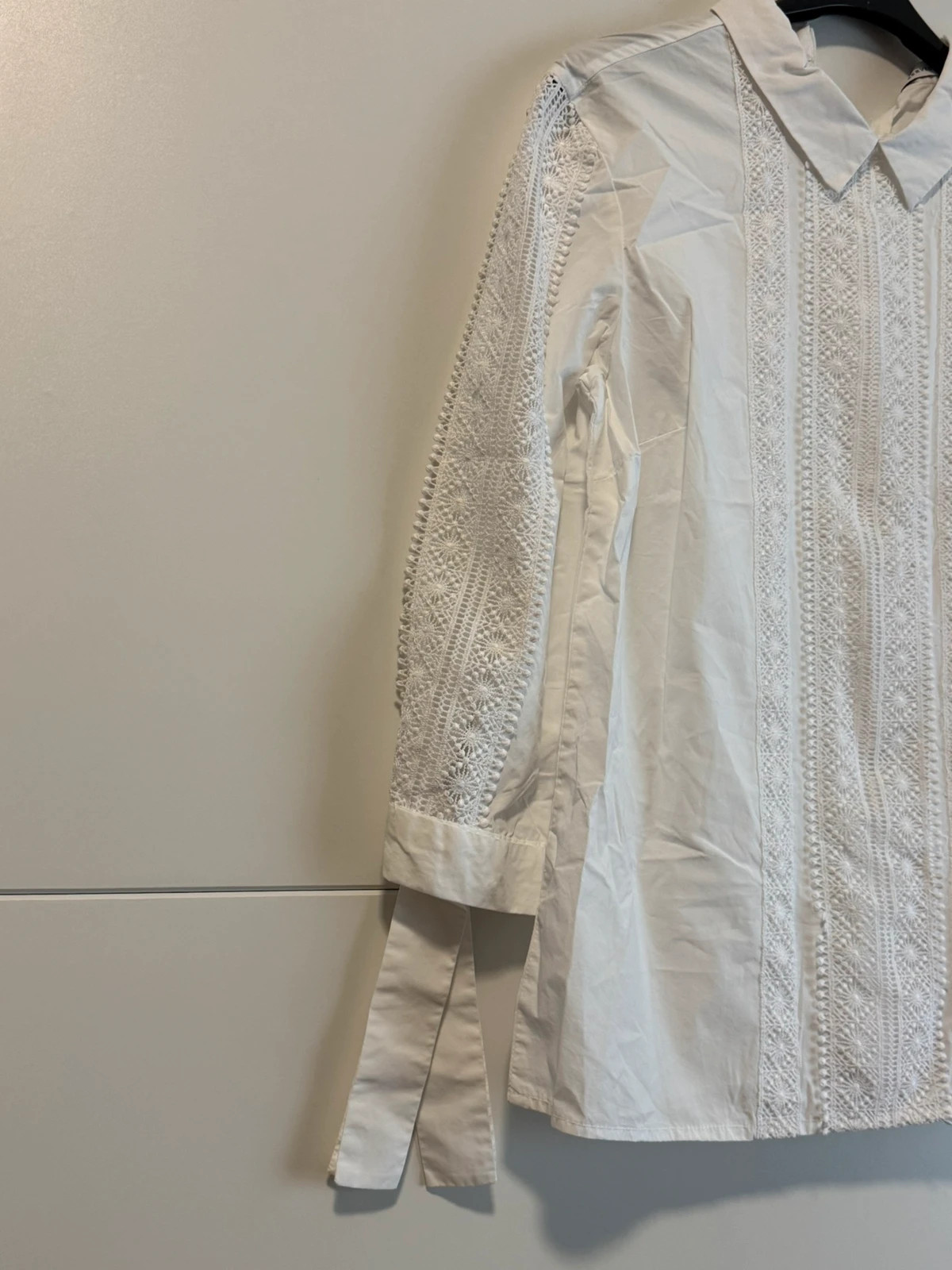 Reserved Weiße Bluse mit Spitze – Reserved – taille M / 38 / 10 3