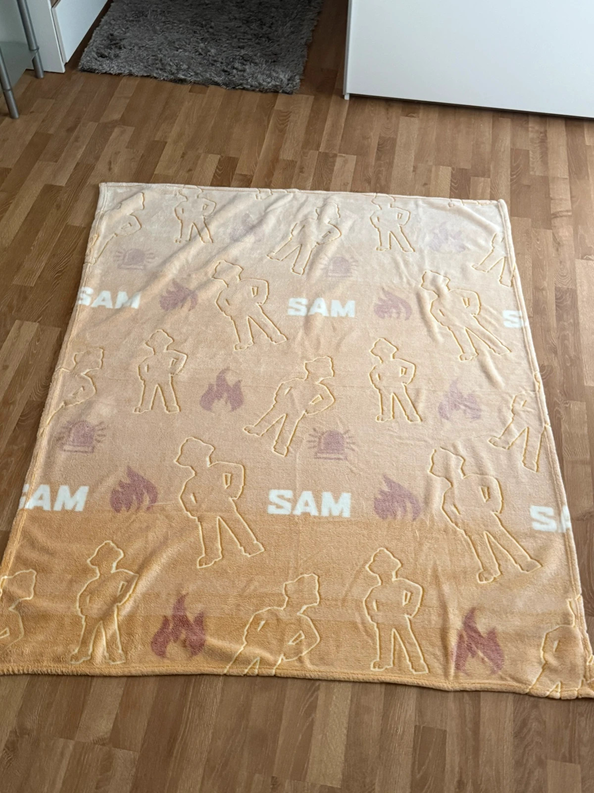 Feuerwehrmann Sam Kuscheldecke / Fleecedecke