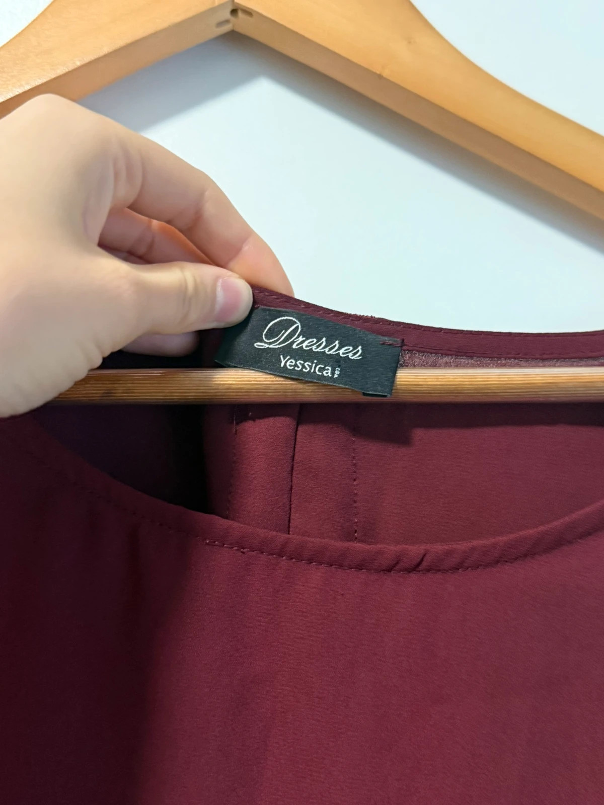 Yessica C&A Bordeaux Chiffonbluse – Yessica – taille XXXL / 46 / 18 3