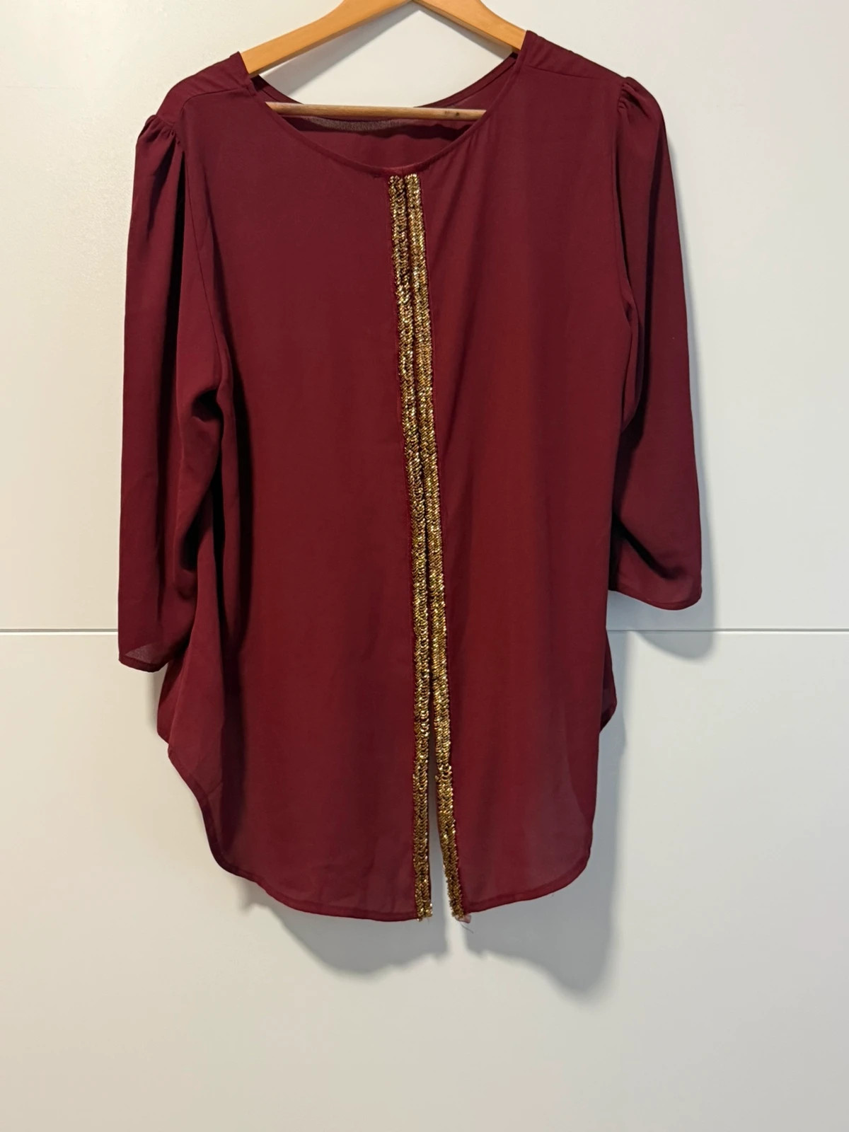 Yessica C&A Bordeaux Chiffonbluse – Yessica – taille XXXL / 46 / 18 4