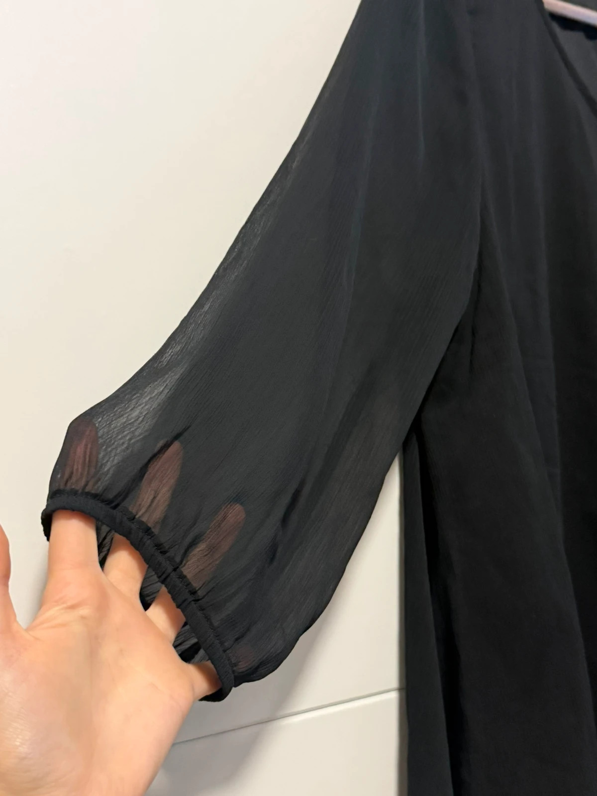 Canda by C&A schwarze Chiffonbluse – Canda – taille XXXL / 46 / 18 2
