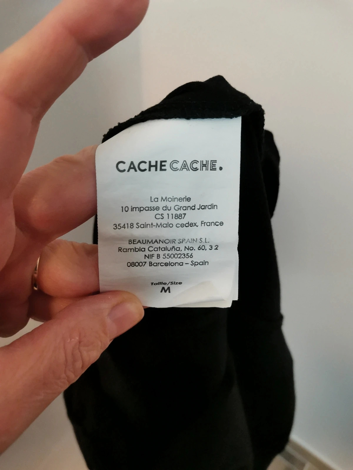 Magnifique body dentelle – Cache Cache – taille M / 38 / 10 5