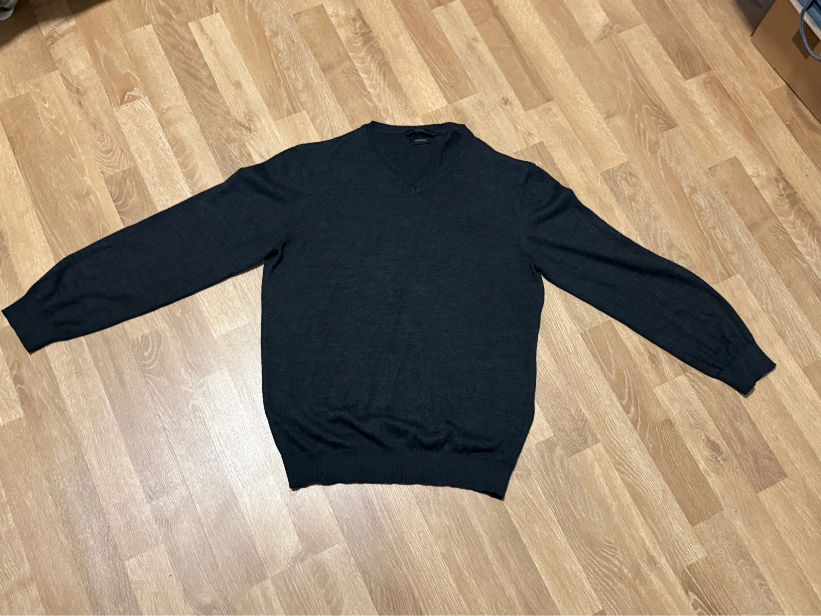 AVVA Herren Pullover V-Ausschnitt – Wool Blend – taille L