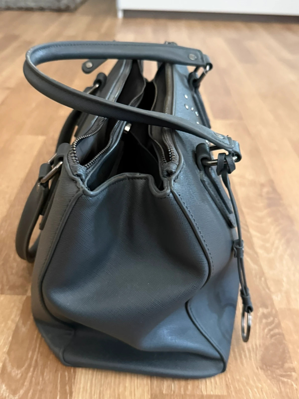 Sansibar Handtasche Damen Anthrazit/Grau – Sansibar 4