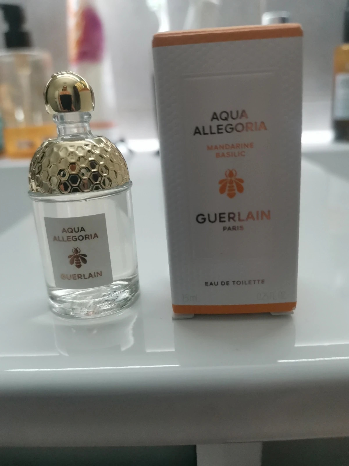 Miniature Guerlain aqua allegoria mandarine basilic