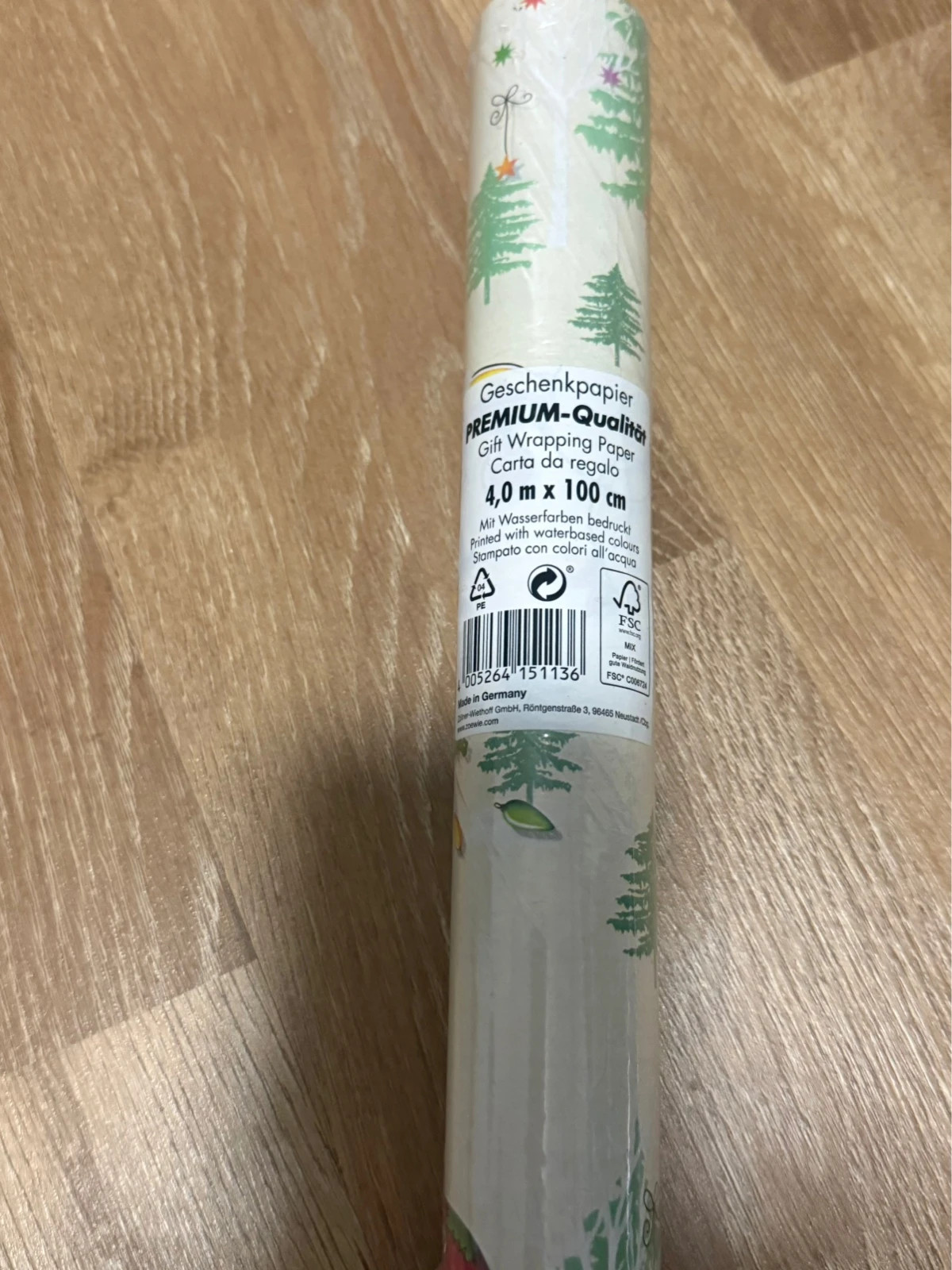 2x Geschenkpapier Rollen – Edeka 2
