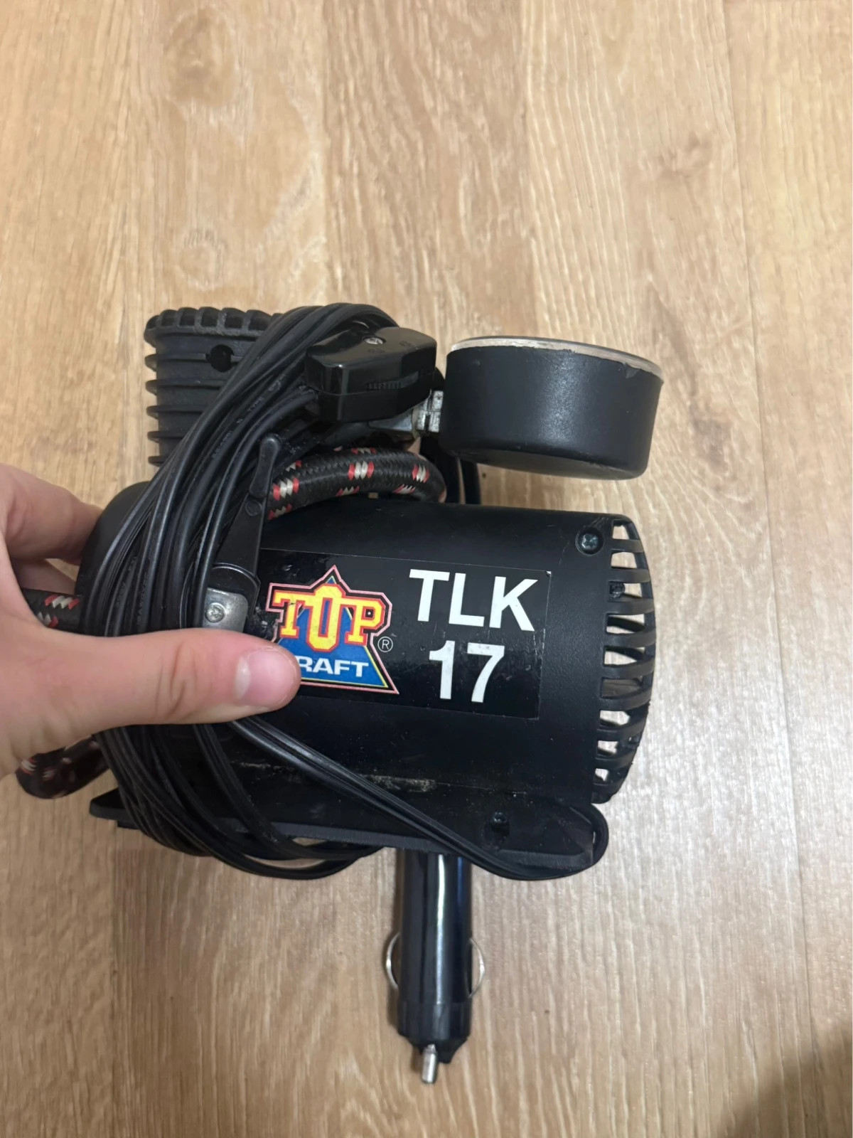 Top Craft TLK 17 12V Auto-Luftkompressor / Reifenkompressor 3