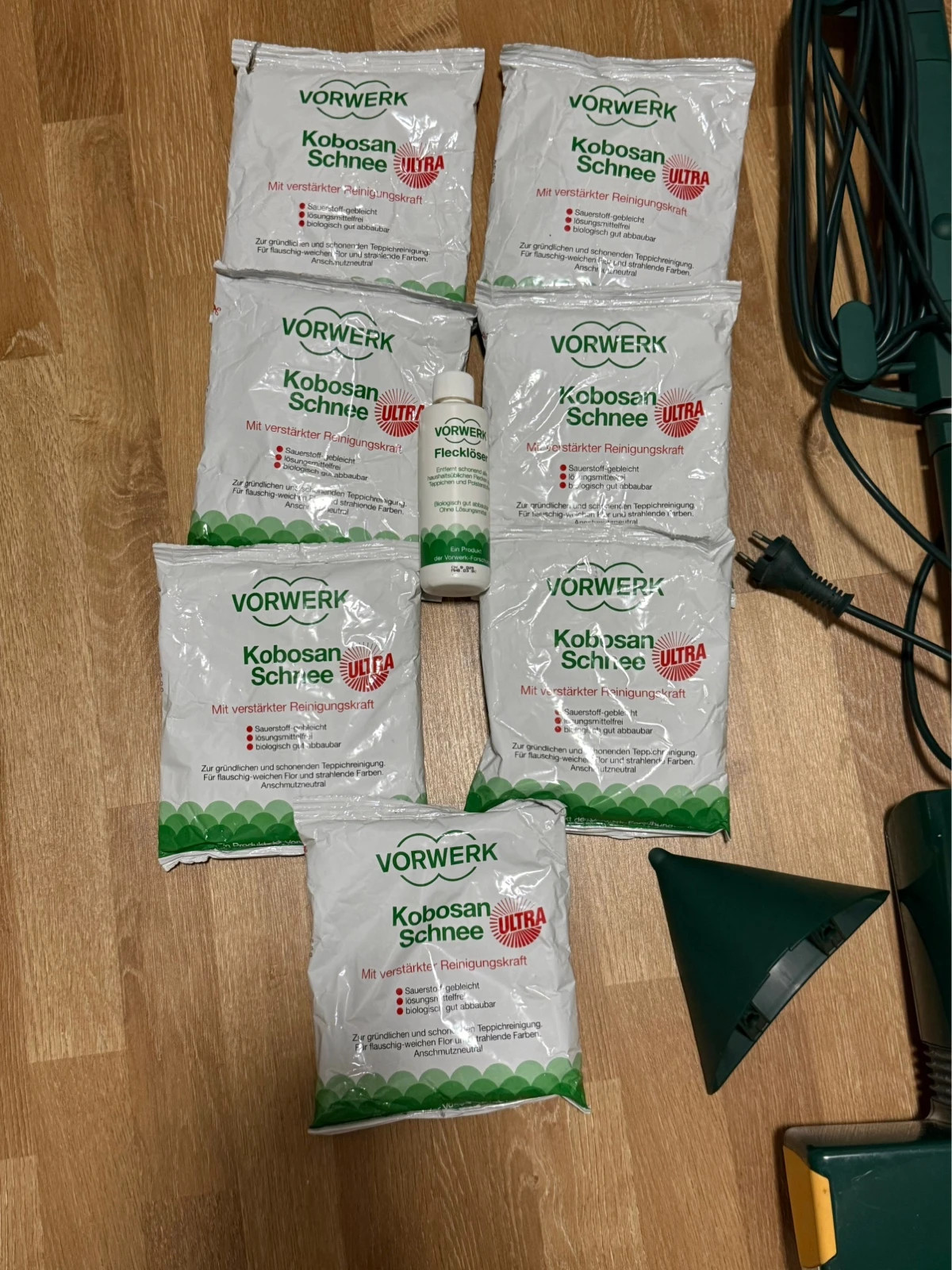 Vorwerk Teppich-Frischer TF 732 mit 7x Kobosan Schnee Ultra + Flecklöser – Vorwerk 2