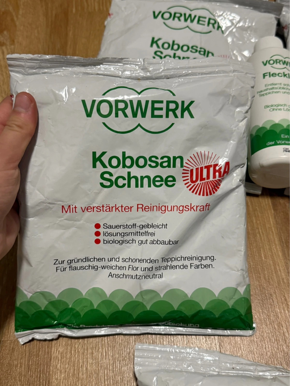 Vorwerk Teppich-Frischer TF 732 mit 7x Kobosan Schnee Ultra + Flecklöser – Vorwerk 3