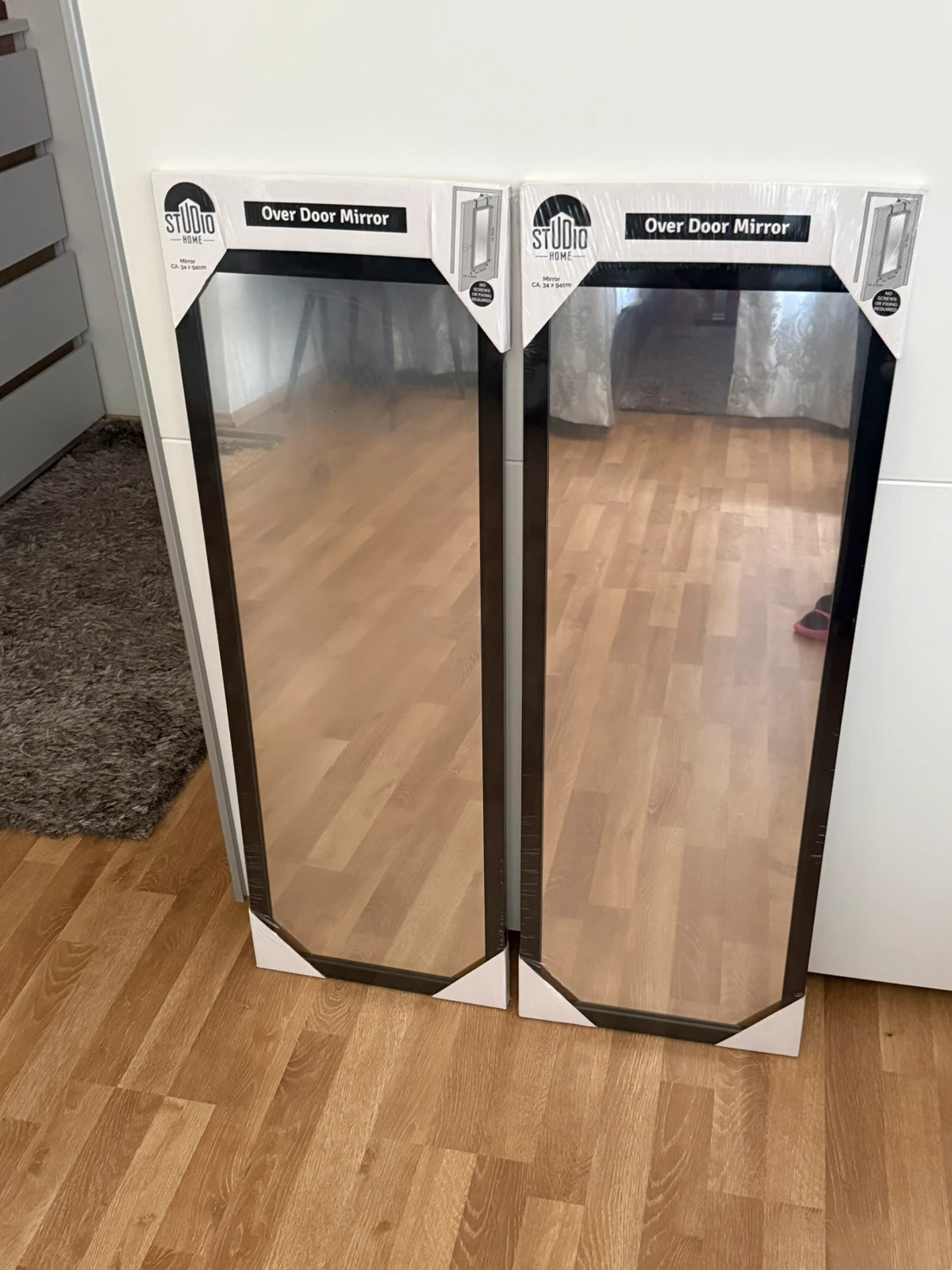 2x Türspiegel / Over Door Mirror