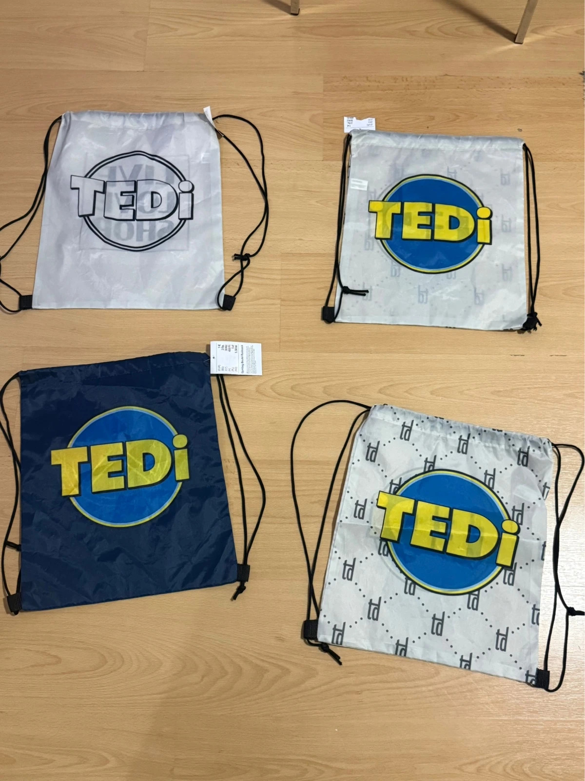 9 Turnbeutel / Gymbags (TEDi & verschiedene Motive) – Tedi 2