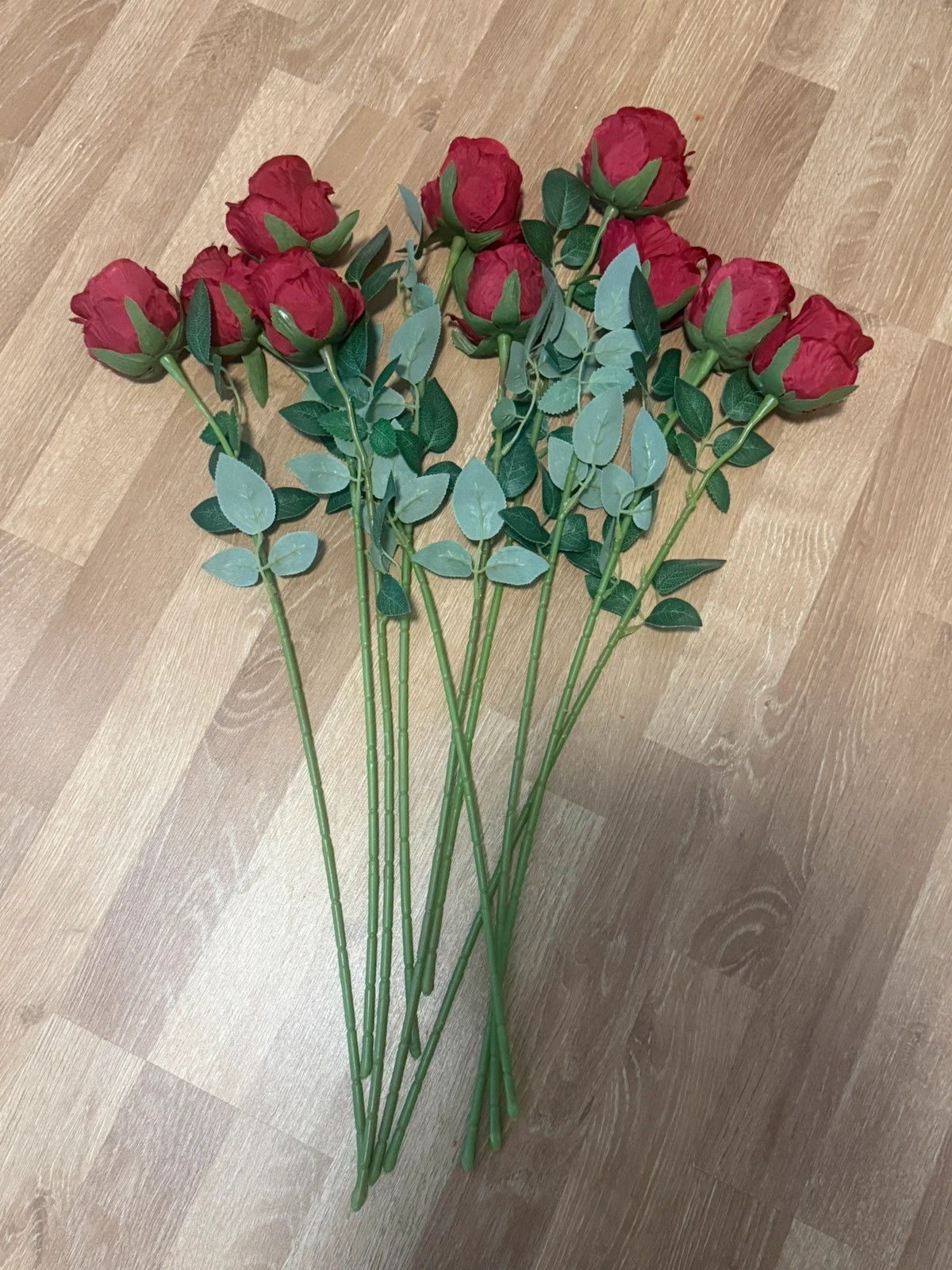 10 künstliche Rosen rot – Flower