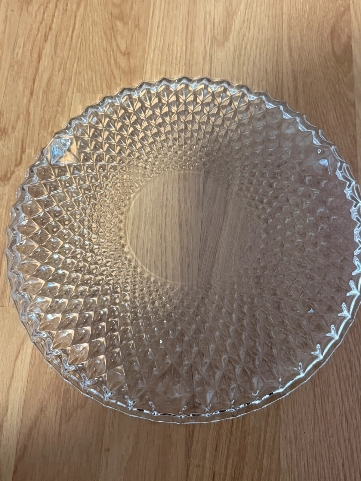 Große Servierschale aus Glas 2