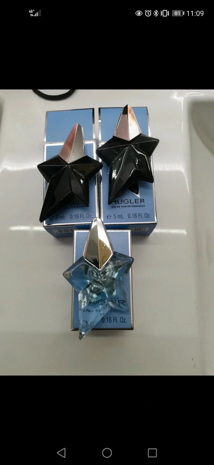 Lot 3 miniatures Angel – Mugler